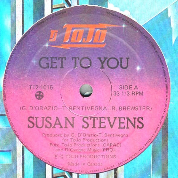 Now playing: Susan Stevens - Get To You