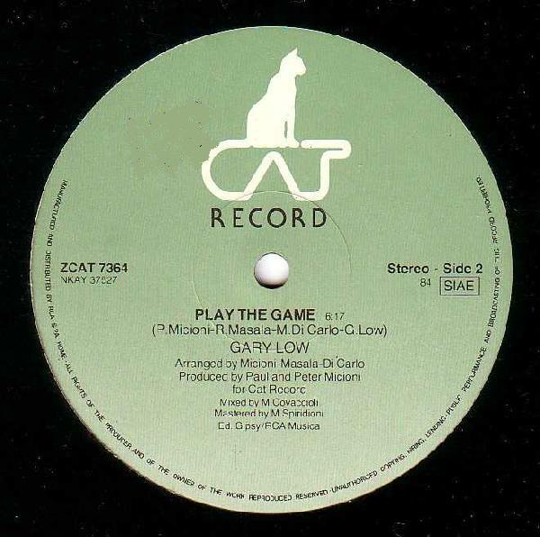 Now playing: Gary Low - Play The Game